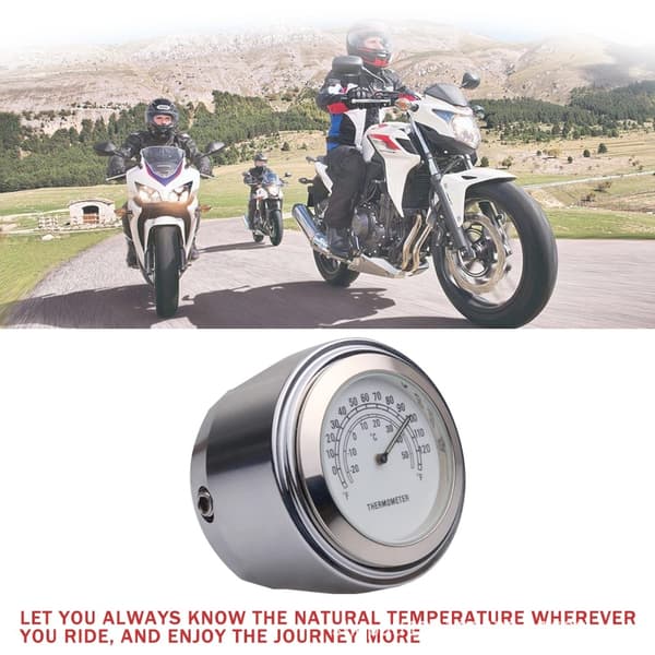 #Motorcykel Styre Klocka Universal Vattentät Motorcykel Styre L#