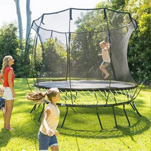6 stk. trampolin stanghætter, slidstærke, nem installation, trampolin indhegning topdæksler, reservedele