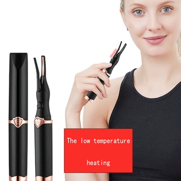 3 Temperaturläge Uppvärmda ögonfransar Curling Tool USB Naturlig White