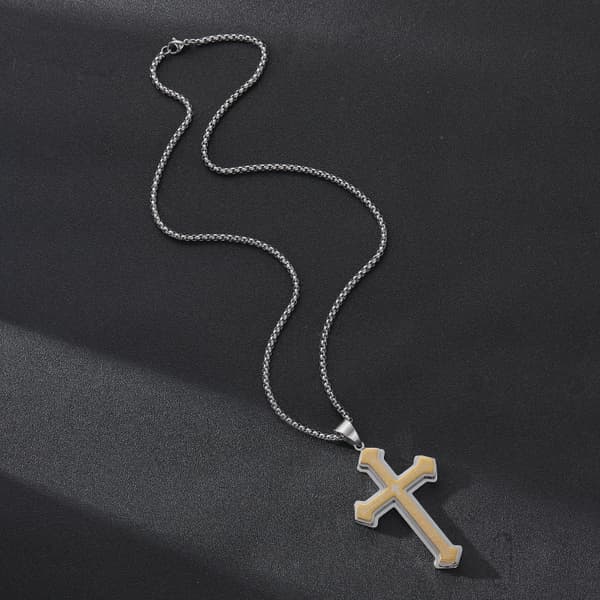 Ørreanheng Halskjede Rustfritt Stål Religiøst Halskjede Bibel