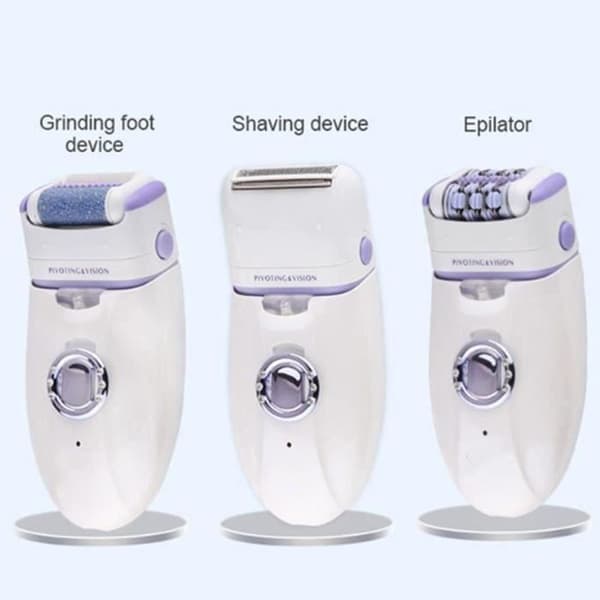 INN® 3 i 1 elektrisk epilator Avtakbar Vaskbar multifunksjon