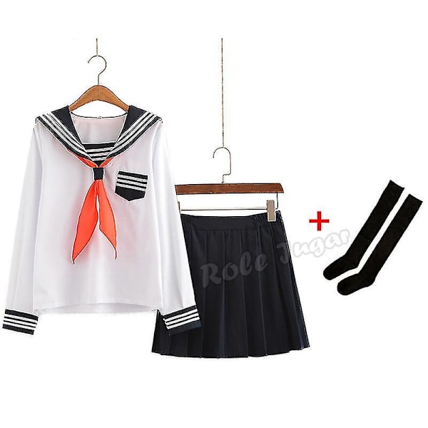 My Hero Academia Cosplay Halloween kostym Anime Boku No Hero Academia Himiko Toga Jk Uniform Sweate White Long 3pcs