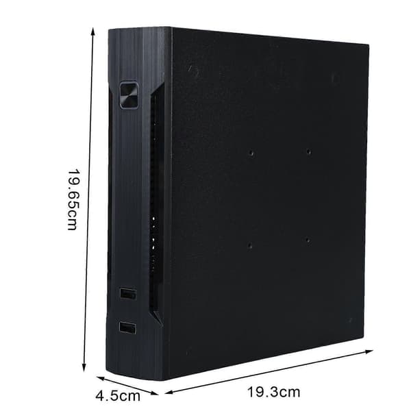 Datakabinett med holder som støtter THIN-ITX hovedkort USB 2.0 Wi-Fi COM bærbart Mini HTPC stasjonært kabinett PC-tilbehør