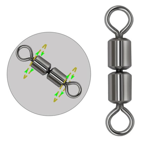 Fiskesvirvelkobling Heavy Duty Ball 5