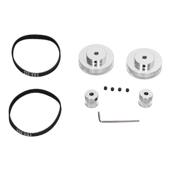 Synkronhjul for VORON 2.4 3D-printer 20+60 tenner 5 mm boring med 200 mm L 6 mm B reim