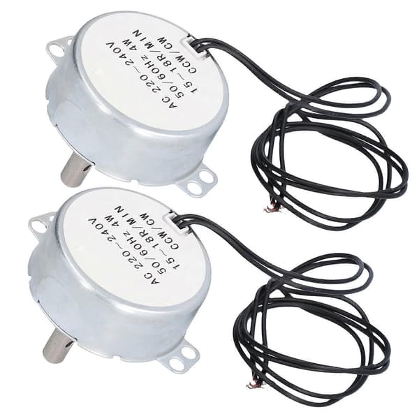 2st synkronmotor Mini 15-18R/MIN CW CCW rotations tillbehörssats 4W AC220-240V 50TYC