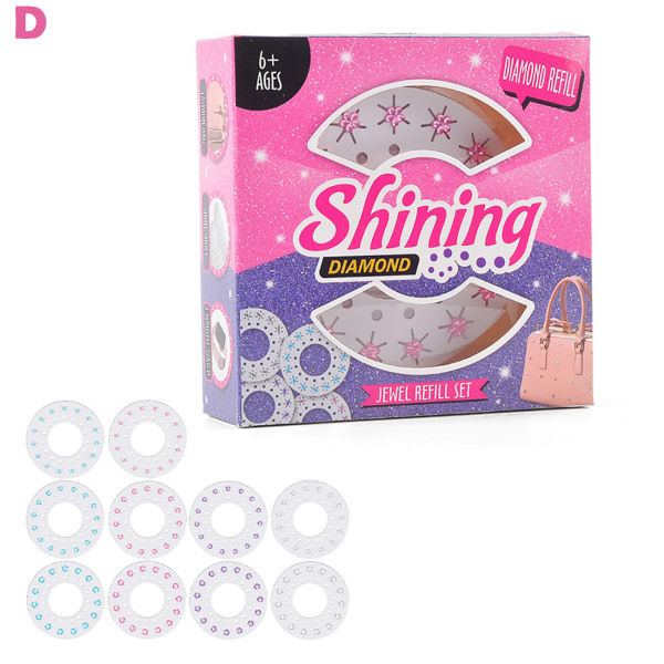 BlingBling Gem Häftapparat Little Kids Hair Nail Gems 10 supplementary diamonds