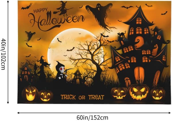 Happy Halloween -seinävaate, Happy Halloween -tausta