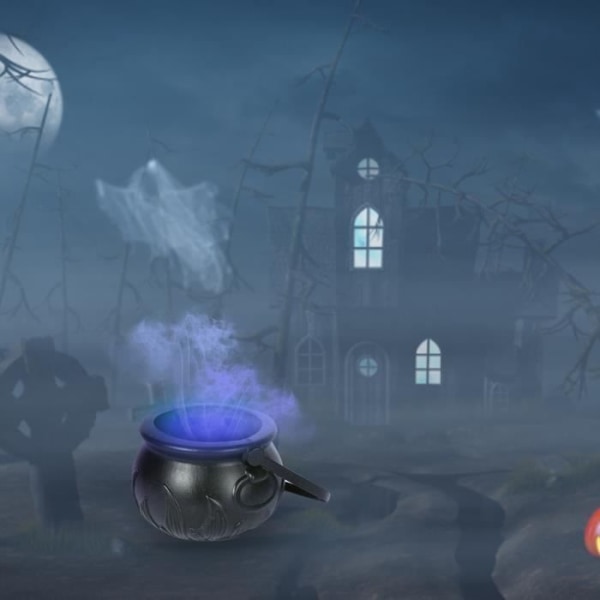 Mist Maker - 12 växlande lysdioder - Fontän/damm/dimma dimmaenhet - SVART
