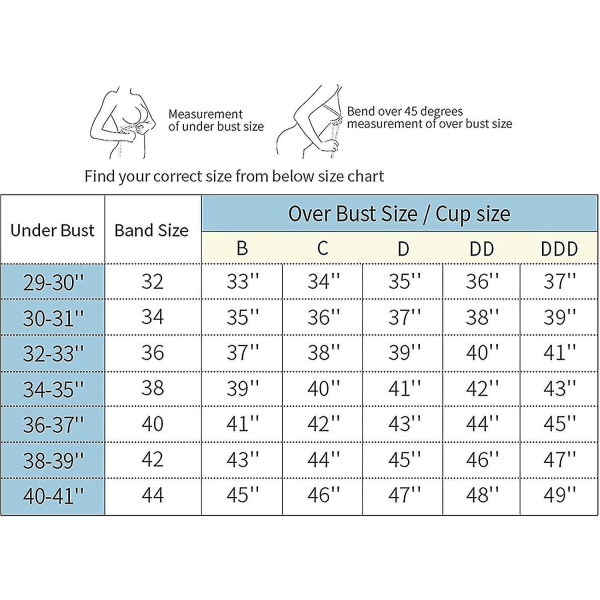 Kvinner 32-44(b-ddd) Hycomb BH Trådløs Sømløs High Side Underarm Fat A-d Ccup