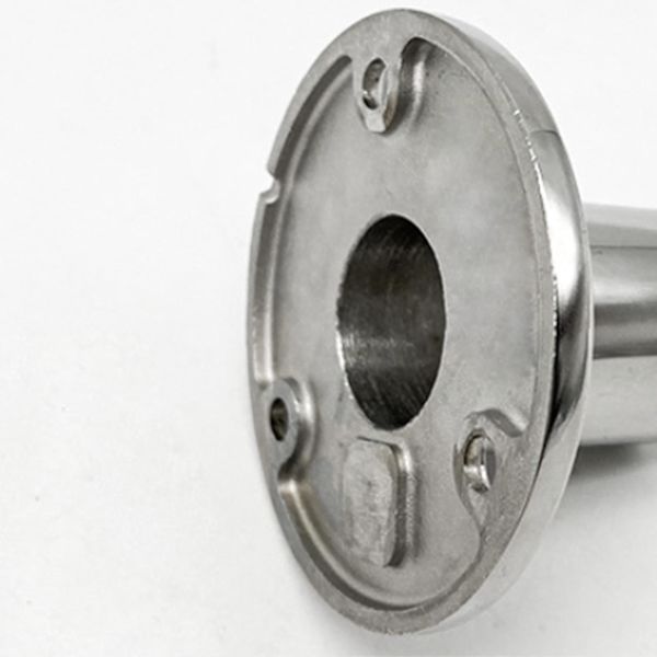 Båd Tube Pipe Base Rustfrit stål Marine Support Hardware, 25mm