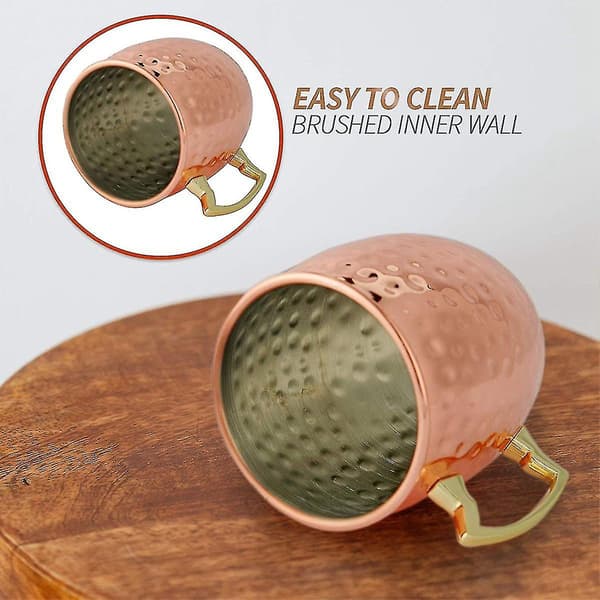 Moscow Mule Krus - Sett med 4 produserte krus Sett