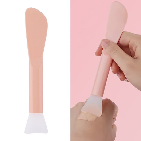 2 stk silikonbørster Doble hoder Beauty Tool Mask Applikator