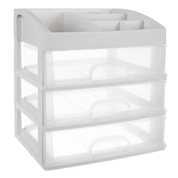 Makeup-holder med skuffer multicolor