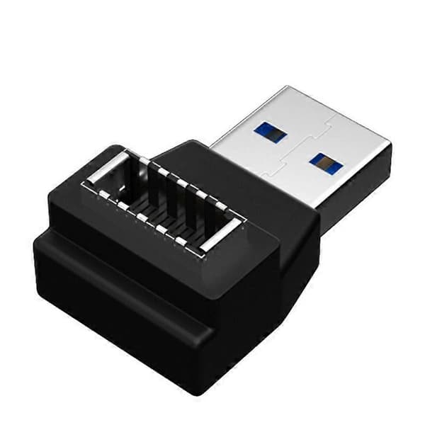 Typ-E hona till USB hane-adapter, korrosionsskyddad datorkontakt