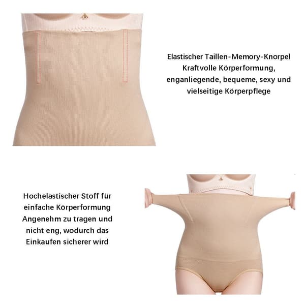#M/L, Kroppsforming, Sømløse Postpartum Formingsbukser med Magekontroll#