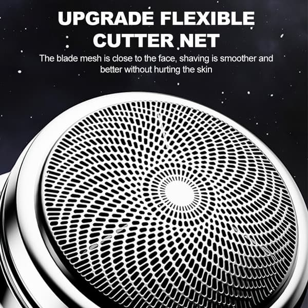 Mini Electric Rakapparat Skäggtrimmer Razor Rakapparat USB Access Present silvery