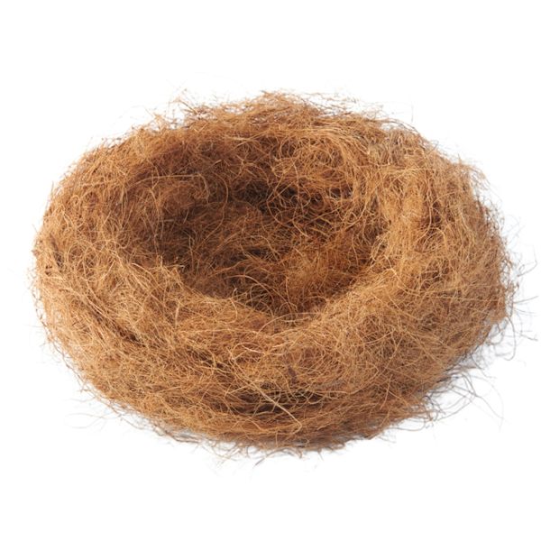 Mjuk kokosfiber Fågelbo Varma duvor Papegojor Uppfödningslåda Vinter Fågelbo Sängkläder Fågel Naturfibertillbehör B