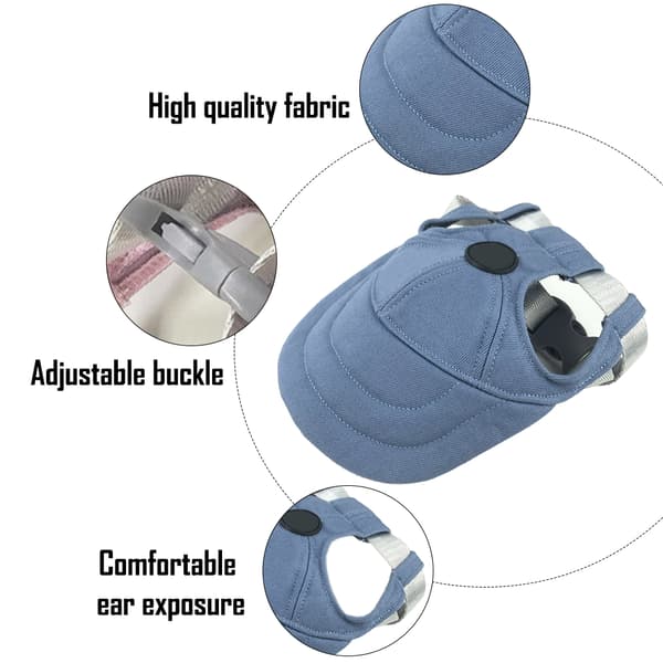 Pet Dog Baseball Cap Sport Cap Hatt Utendørshatt Solbeskyttelse mix style2