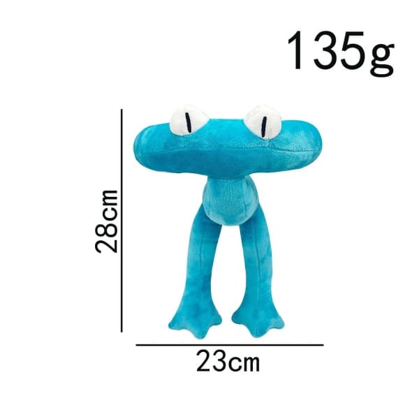 2 cyan plysch regnbåge vänner 2 plyschleksaker Munmonsterdocka