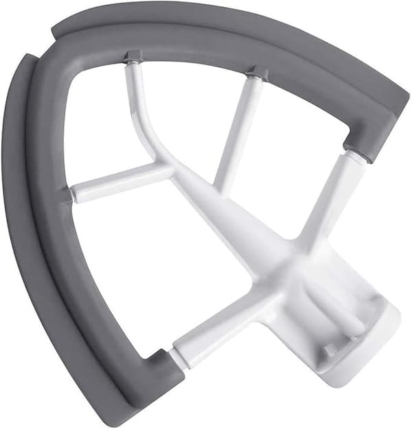 #Hvit Flex Edge Beater for KitchenAid Tilt-Head Stand Mixer  4.5-5 Quart Flat Beater Paddle med Fleksible Silikonkanter Skrape #