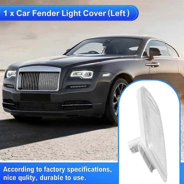 Bil venstre front sidemarkeringslys deksel 63147223151 for Ghost RR4 Wraith RR5 Dawn RR6