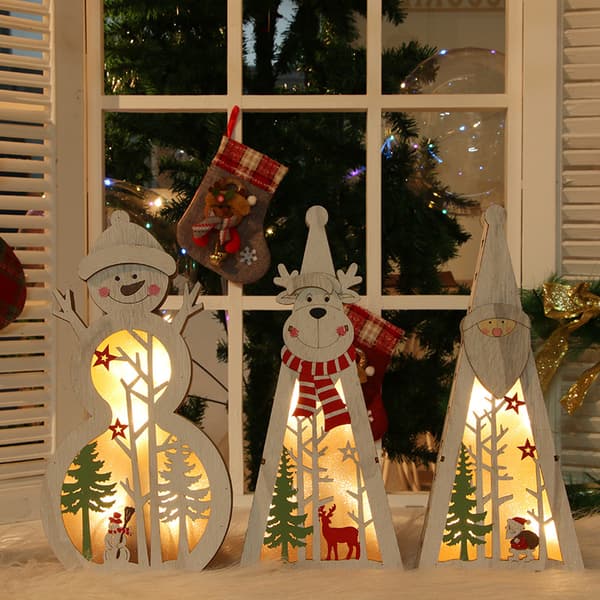 Juledekorasjon liten nattlampe soveromsdekorasjon woo
