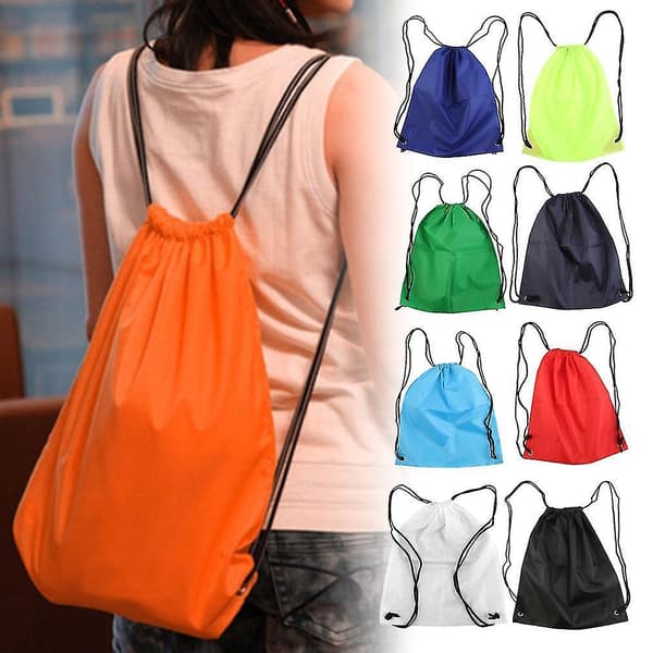 Premium School Dragstring Duffle Bag Sport Gym Ryggsäck
