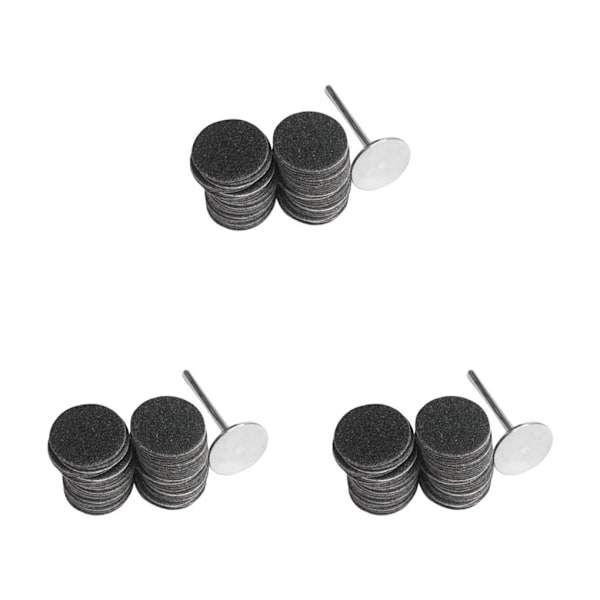 1/2/3/5 Sähköisen jalkaraspin vaihtotyynyt tehokas ja 15mm 150Grit 50 pcs 3PCS