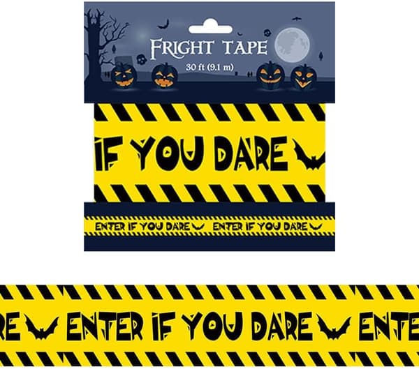 Varning & Skräck Halloween Set - Skräckband för festdekor