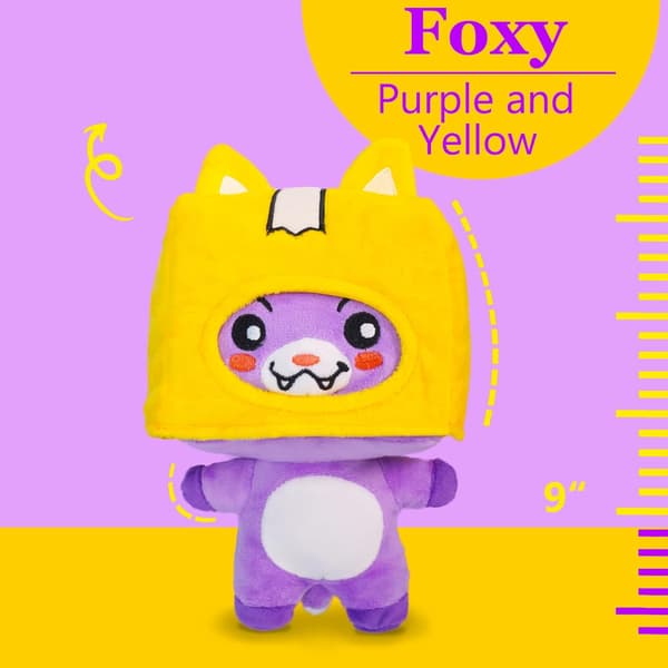 Fox Plysch, Game Avtagbar Boxy och Foxy Soft Doll Gosedjur