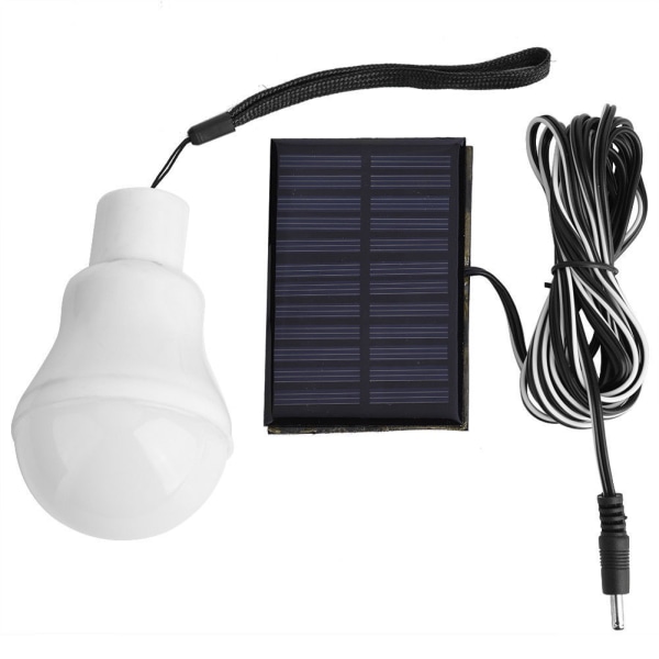 Bärbar power Solar campinglampa USB uppladdningsbar