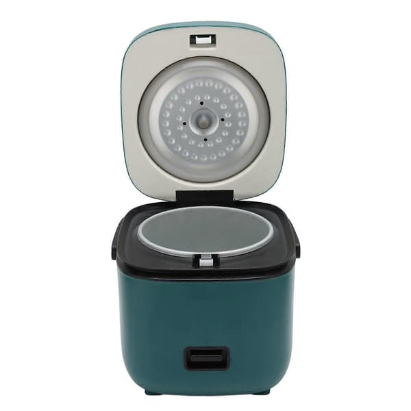 Mini riskoker 1,2L 200W Multifunksjon Nonstick innergryteputer Humanisert håndtak Elektrisk riskoker