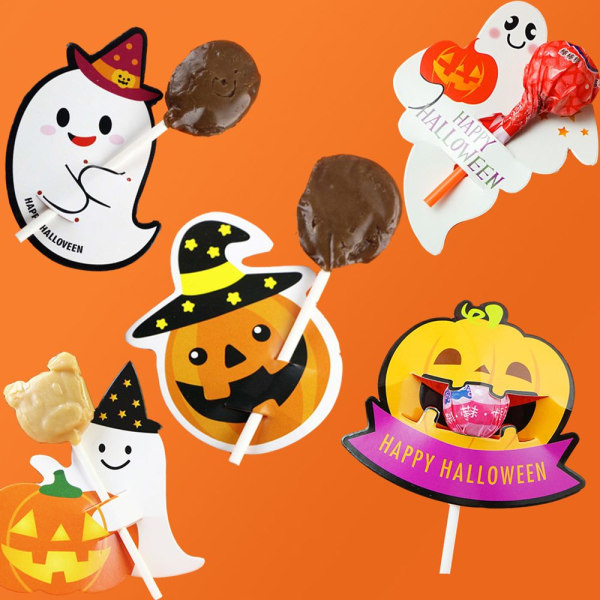 50/100ST Godispaketkort Halloween 03-100ST 03-100ST 03-100pcs