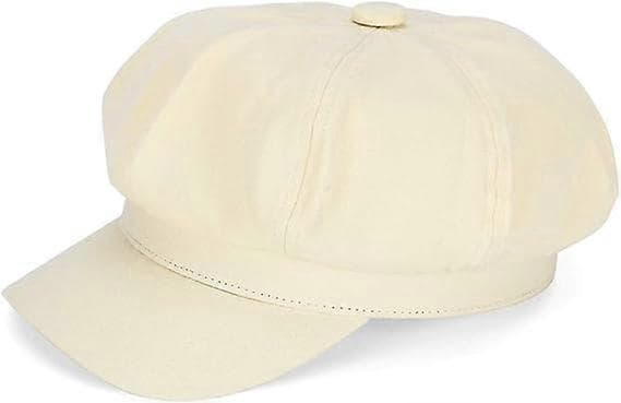 Cabbie Baker boy-hatt, Baskerlue for kvinner, Pageboy-lue, Paperboy-hatt