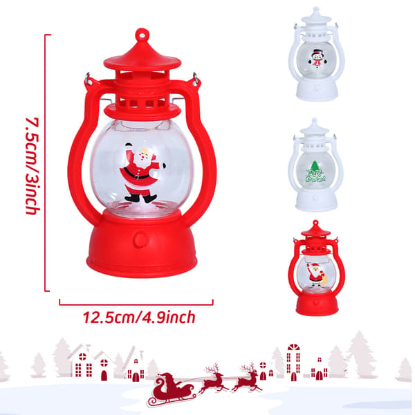 Christmas Led Lantern Light Batteridrevet juletre