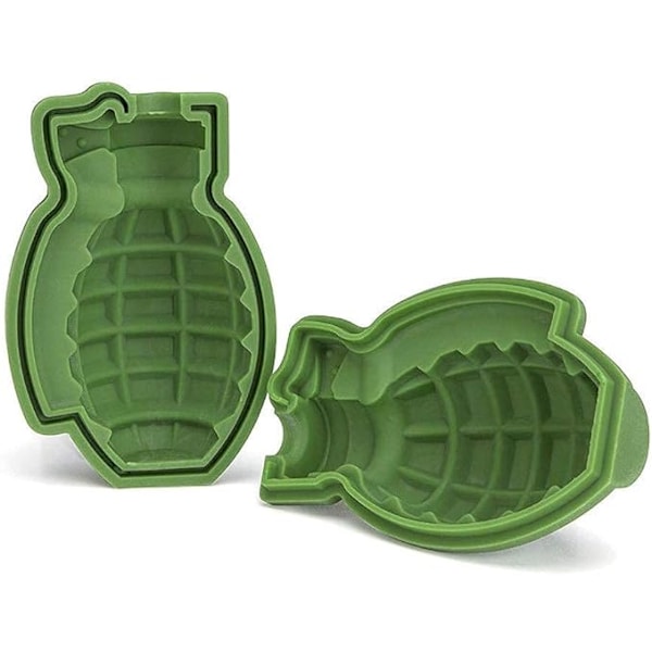 4 st Silikoniskubbrickor Granatäppleform 3D form