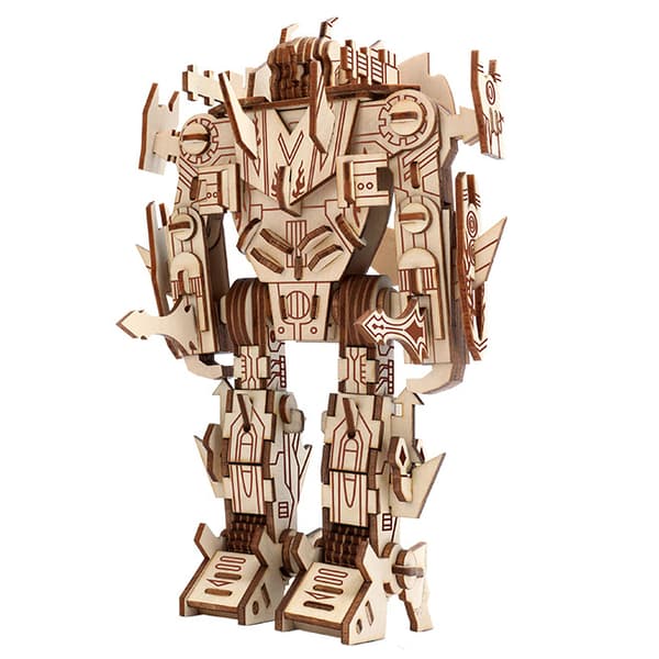 3D trepuslespill robotmodell trepuslespill for barn og voksne