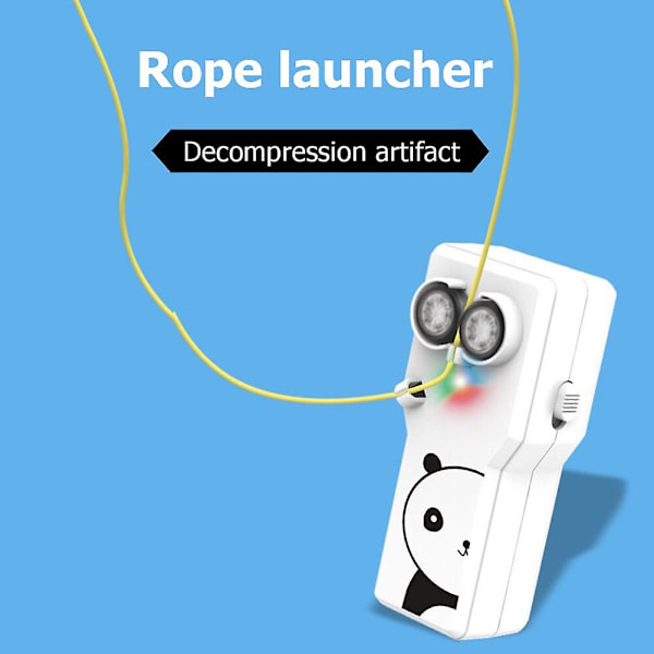 Rep Launcher Propeller Loop Lasso Med Rep String Controller Handhållen Shooter Thruster Elektriska leksaker För Barn Barn Present blue