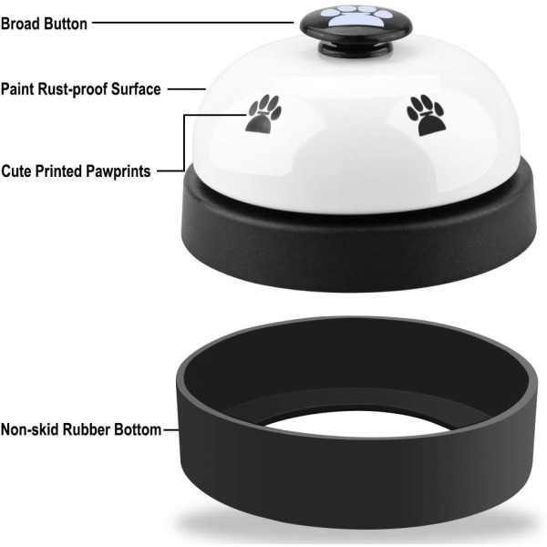 Hundträningsklocka, set med 2 hundträningsklockor Puppy Pet Door Be