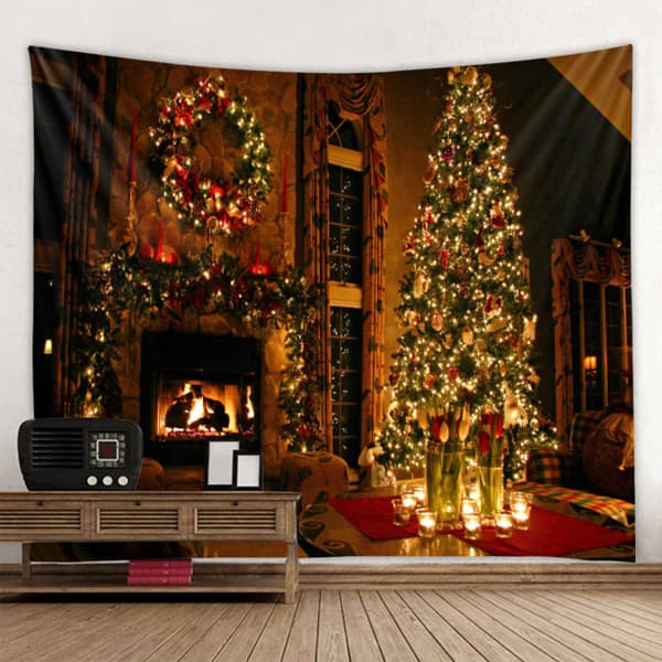 150cm*100cm, Juledekoration Baggrundsstof Tapet