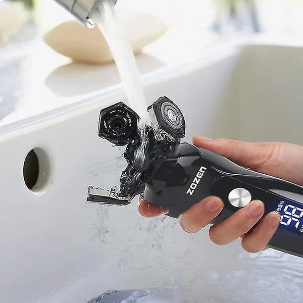 Eletric Razor Razor Rak Skäggmaskin (svart)