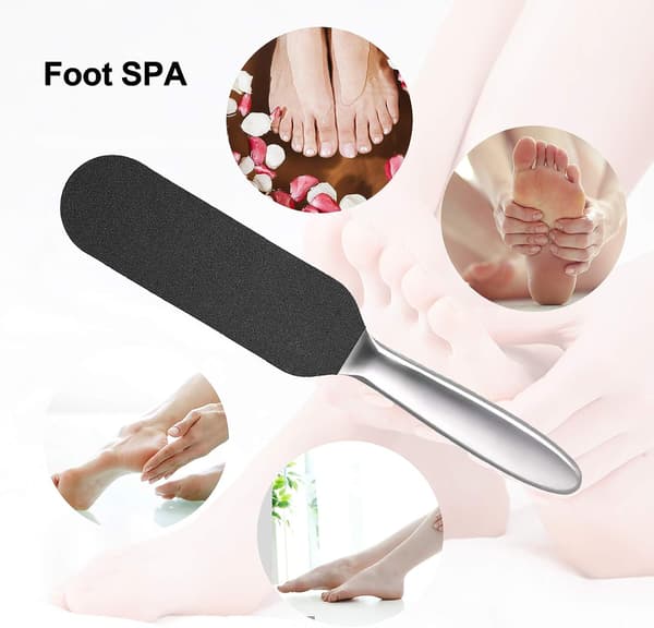 Fotfil, Callus Remover, Pedikyrverktyg, med 10st sandpapper