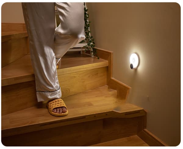 Menneskekropsinduktionslys LED-opladningsnatlys Natlys C