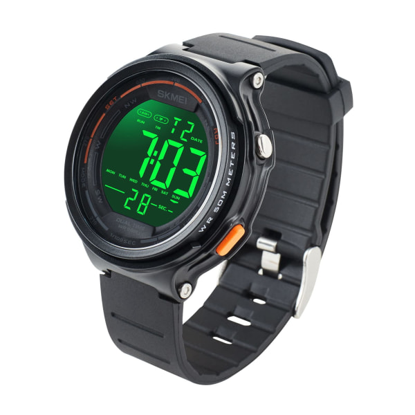 Smart digital vattentät watch för barn, 50M (svart)