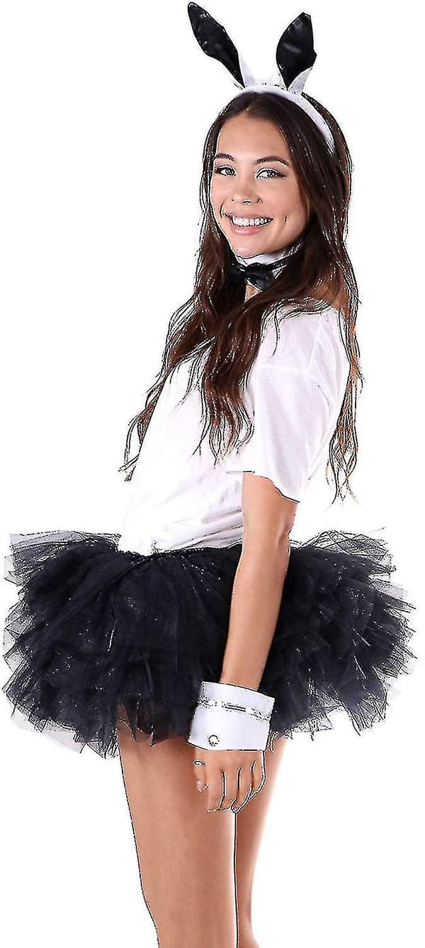 Simplicity Dame Klassisk 5-lags Tutu-nederdel i tyl_L Red