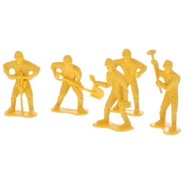 45 delar Ingenjörsmodellleksakssats med plastfigurer för barn