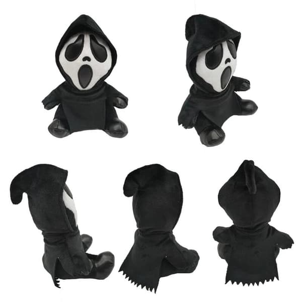 17 cm Plysch Ghostface Toy Cartoon Game Black Plyschdocka