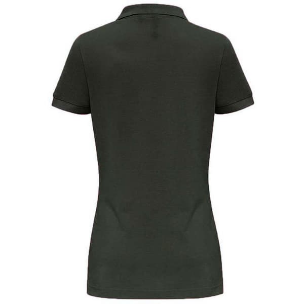 Asquith & Fox Enfärgad kortärmad pikétröja dam/dam  B Bottle 2XL