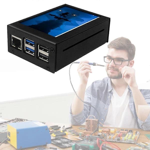 Metallhölje Skyddande Kapsling Väggmonterad Design Full Portåtkomst Robust Skydd Enkel Installation Skyddsskal för Raspberry Pi 5